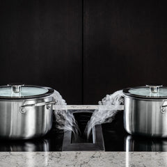 Downdraft pannensets