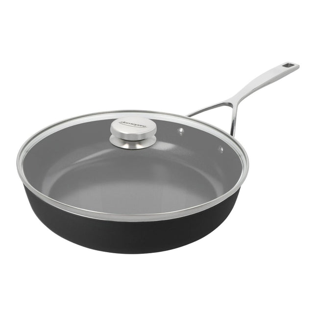 Demeyere Alu Pro 5 Ceraforce Hohe Bratpfanne 28 cm mit gratis Glasdeckel
