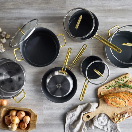 Greenpan Tucci Topfset 3-ply 11-teilig - Edelstahl