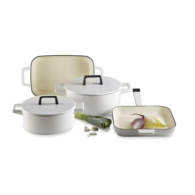 Habonne Baron Grillpfanne 25x25cm Weiß