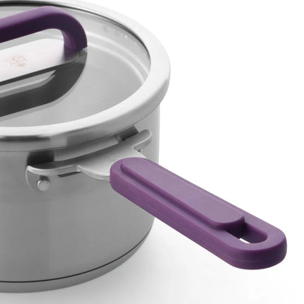 Kookpan paarse steel