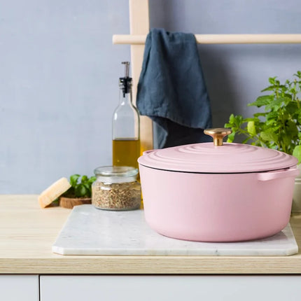BK Bourgogne Bräter Gusseisen - Blush Pink