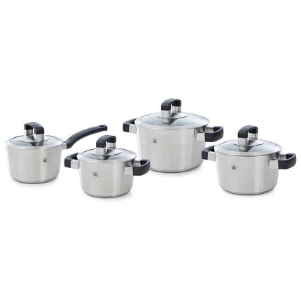 BK Conical Cool Topfset - 4-teilig - mit Glasdeckeln