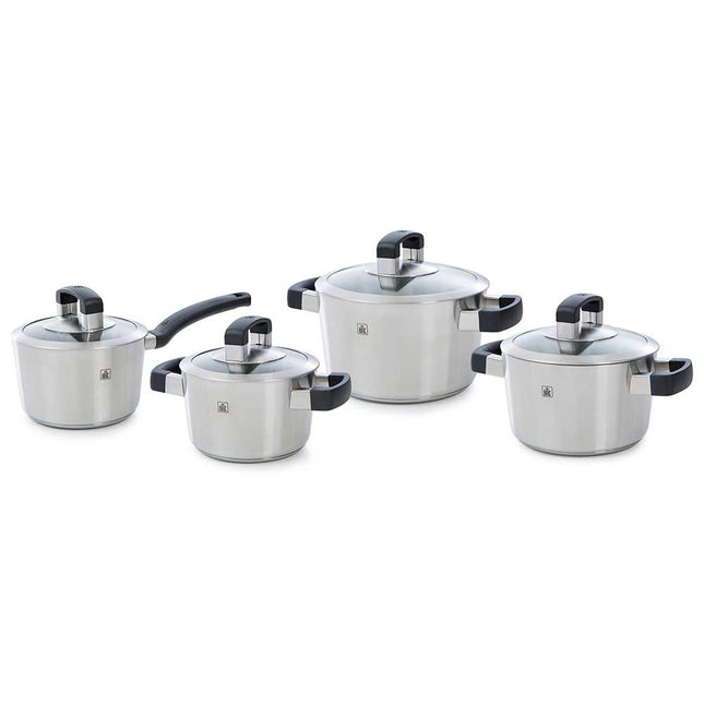 BK Conical Cool Topfset - 4-teilig - mit Glasdeckeln