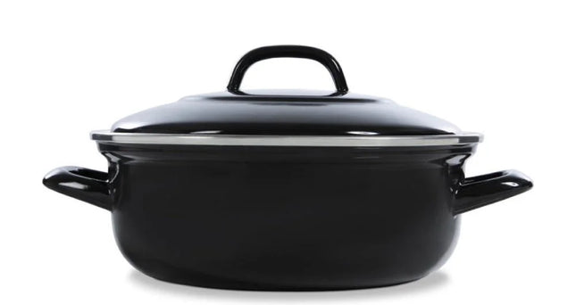 BK Fortalit Braadpan 24 cm - zwart vooraanzicht