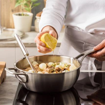 BK Maestro Triply Edelstahl Sauteuse - Pfanne 24 cm
