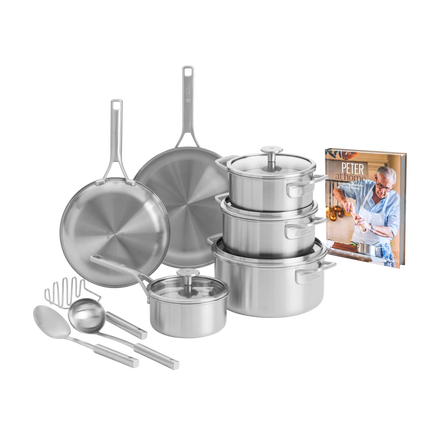 BK Peter Goossens Maestro Edelstahl-Set Large mit kostenlosem Kochbuch