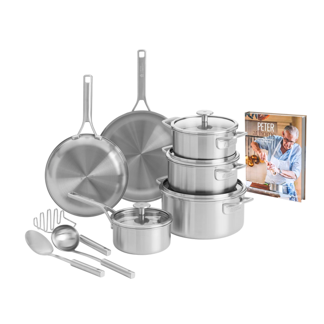 BK Peter Goossens Maestro RVS Large set met Gratis kookboek