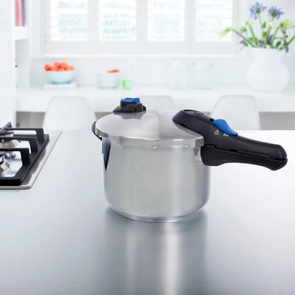 BK Schnellkochtopf Edelstahl glänzend 22cm - 6L