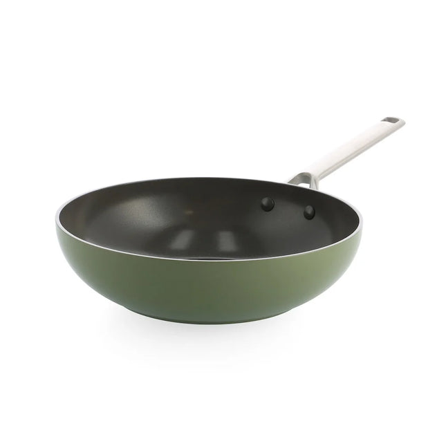 BK Sublime Wokpfanne Olivgrün 28 cm