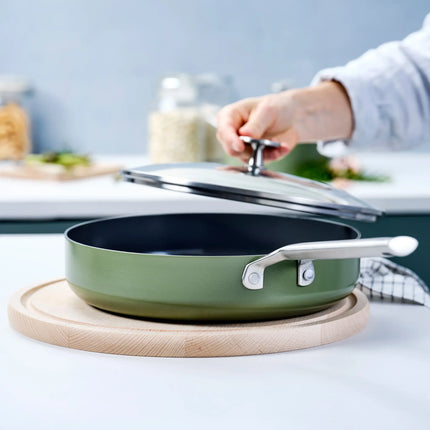 BK Sublime Schmorpfanne Olivgrün 28 cm