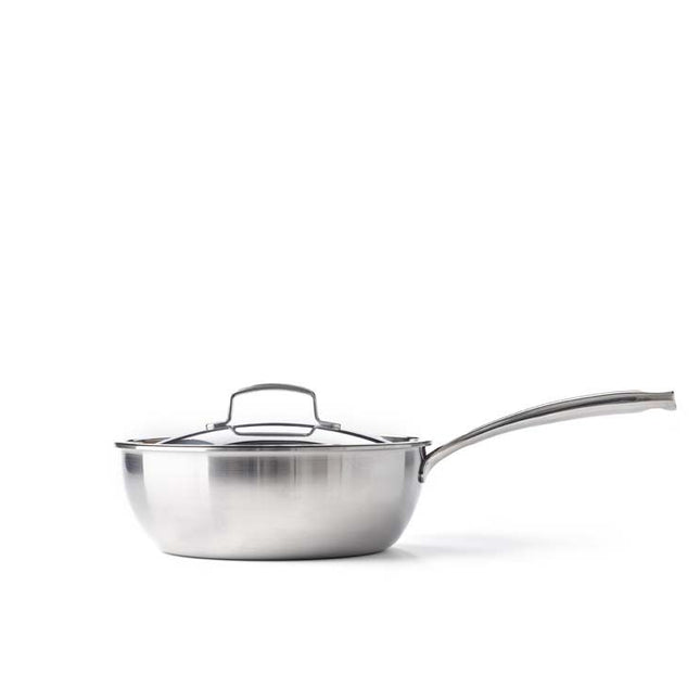 BK Superior Triply Stielkasserolle 24 cm mit Deckel