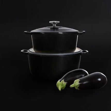 BK Bourgogne Bräter Gusseisen - Jet Black