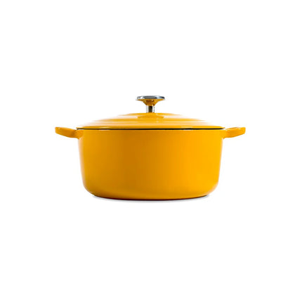 BK Bourgogne Bräter Gusseisen - Sunny Yellow 24cm / 4,2L