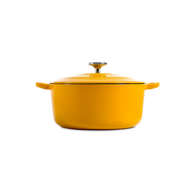 BK Bourgogne Bräter Gusseisen - Sunny Yellow 24cm / 4,2L
