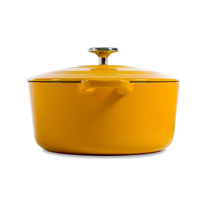 BK Bourgogne Bräter Gusseisen - Sunny Yellow 24cm / 4,2L