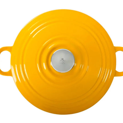 BK Bourgogne Bräter Gusseisen - Sunny Yellow 24cm / 4,2L