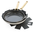 BK Sublime Pfannenset Crème 24 & 28 cm mit gratis Pfannenschutz