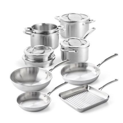 BK Twist Vorteil Set Edelstahl-Kochgeschirr 8-teilig - 3-ply