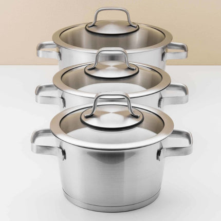 BergHOFF Essentials Line Kochtopfset 5-teilig Edelstahl