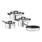 BergHOFF Essentials Uqonic Kochgeschirr-Set mit Abzug – 7-teilig