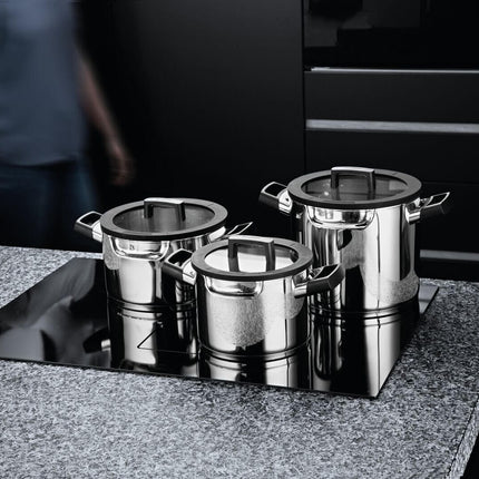 BergHOFF Essentials Uqonic Kochgeschirr-Set mit Abzug – 7-teilig
