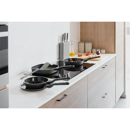 BergHOFF Leo Stone+ Topfset 5-teilig - PFAS-frei - Downdraft-Töpfe