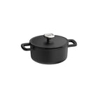 BergHOFF Leo Phantom Kochtopf schwarz - PFAS-frei - Downdraft