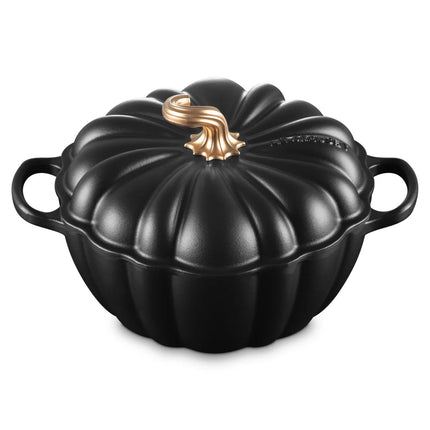 Le Creuset Bräter Kürbis Mattschwarz 24cm / 3,7L