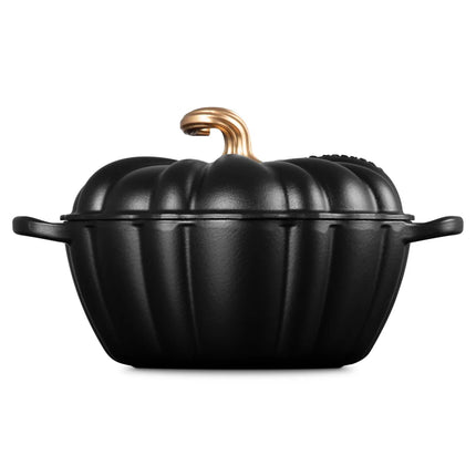 Le Creuset Bräter Kürbis Mattschwarz 24cm / 3,7L