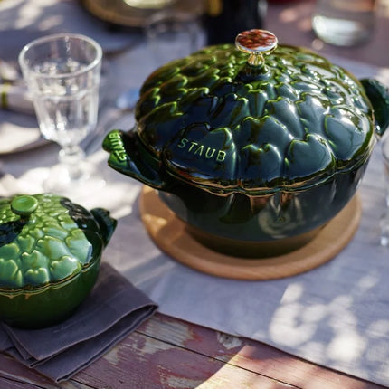 Staub Bräter Artischocke Basilikum 22 cm / 3 L