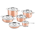DUCQ Kupfer-Topfset - 6-teilig