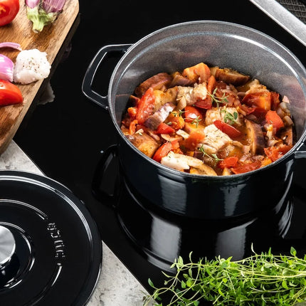 Ducq downdraft gietijzeren pan