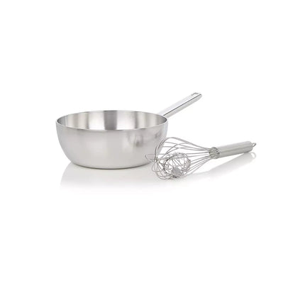 Demeyere Apollo konische Sauteuse 20 cm + Doppelbesen
