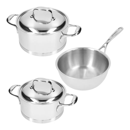 Demeyere Atlantis 7 Edelstahl-Topfset 3-teilig