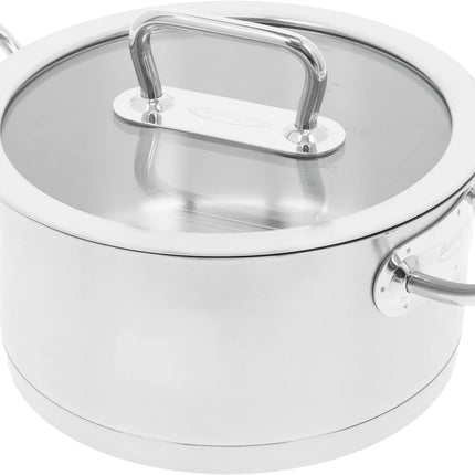 Demeyere Diverto 3 Kochtopf mit Glasdeckel