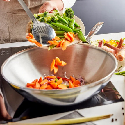 Demeyere Specialties 5 Wok vlakke bodem 30 cm