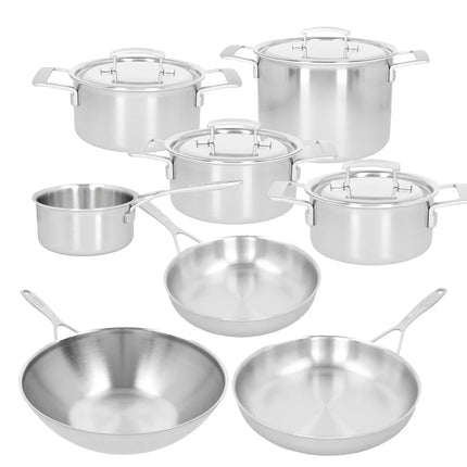 Demeyere Industry 5 Kochtopfset 8-teilig – Mit kostenlosem Pfannenschutz-Set