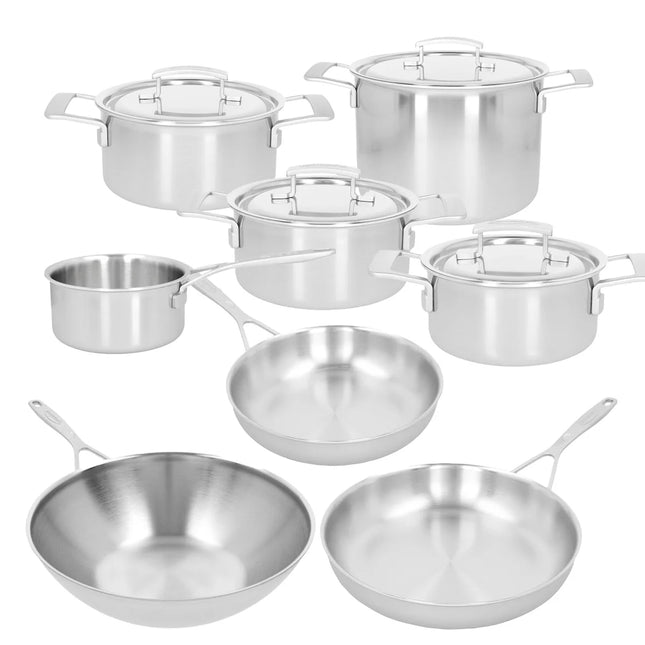 Demeyere Industry 5 Kochtopfset 8-teilig – Mit kostenlosem Pfannenschutz-Set