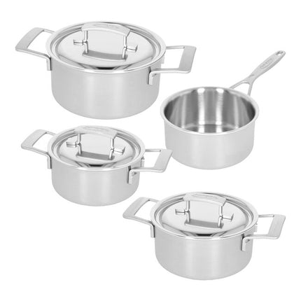 Demeyere Industry 5 Edelstahl 5-Schicht Topfset 4-teilig -