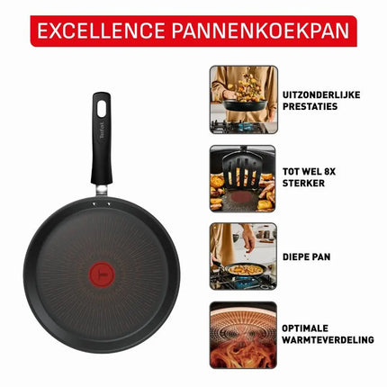 Tefal Excellence Keramik-Pfannkuchenpfanne