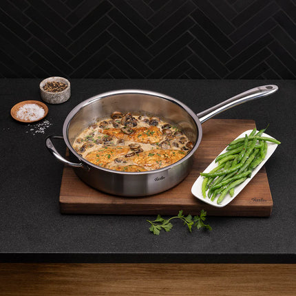 Fissler M5 Pro-Ply Edelstahl Schmorpfanne/Bratpfanne 5-Ply