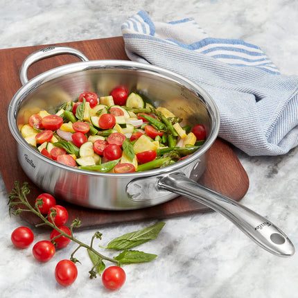 Fissler M5 Pro-Ply Edelstahl Schmorpfanne/Bratpfanne 5-Ply