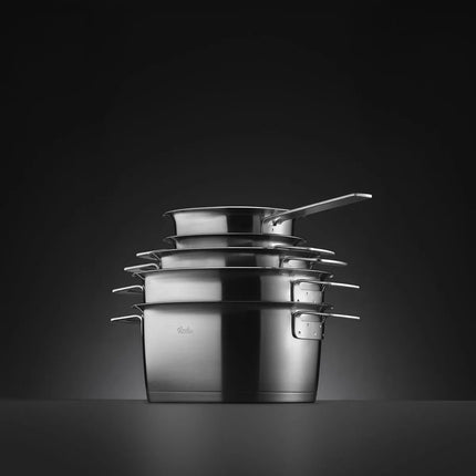 Fissler Phi Collection Soeppan met Downdraft Glasdeksel 24cm stapel