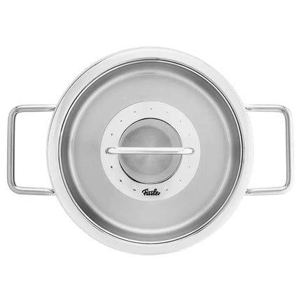 Fissler Pure Collection Pannenset met glazen deksel - 4 delig boven