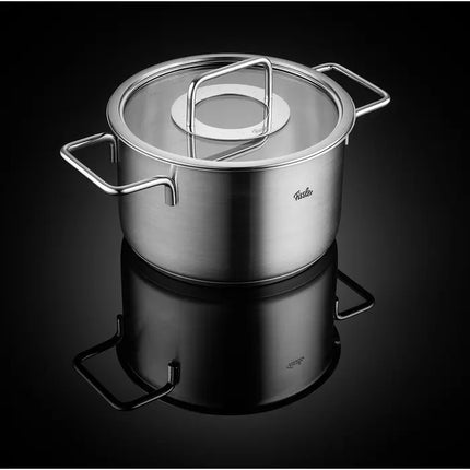 Fissler Pure Collection Pannenset met glazen deksel - 4 delig sfeer