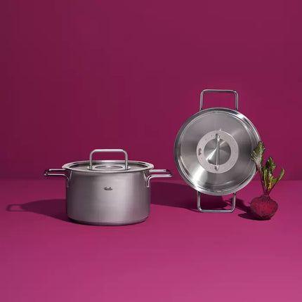 Fissler Pure Collection Pannenset met glazen deksel - 4 delig sfeer