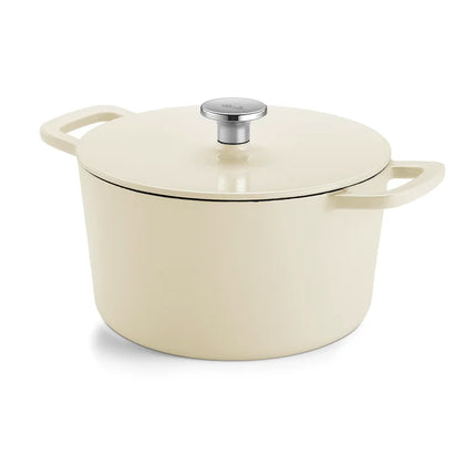 Fissler Moments Schmortopf Gusseisen - Elfenbeinweiß 24 cm