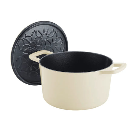 Fissler Moments Schmortopf Gusseisen - Elfenbeinweiß 24 cm