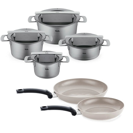 Fissler Phi Collection Topfset, 6-teilig – Muldenlüfter